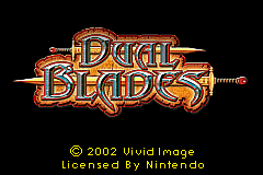 Dual Blades Title Screen